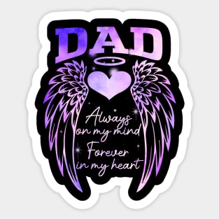 Dad memorial In Memory of Dad Gift For Men Father day Sticker